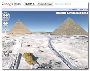 Plug-in  Google Earth - Egyptian Pyramid
