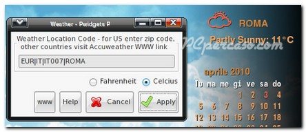 PWidget Weather