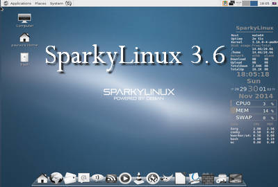 RilasciataSparkyLinux 3.6